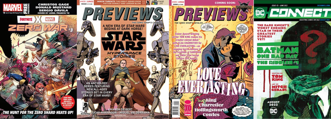 AUGUST 2022 COMIC PREORDER CATALOGUES