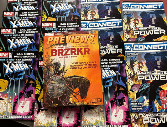 AUGUST SHIPPING 2024 COMIC PREORDER CATALOGUES