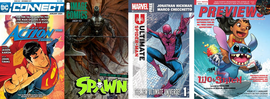 JANUARY 2024 COMIC PREORDER CATALOGUES