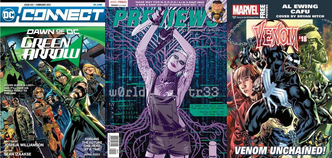 APRIL 2023 COMIC PREORDER CATALOGUES