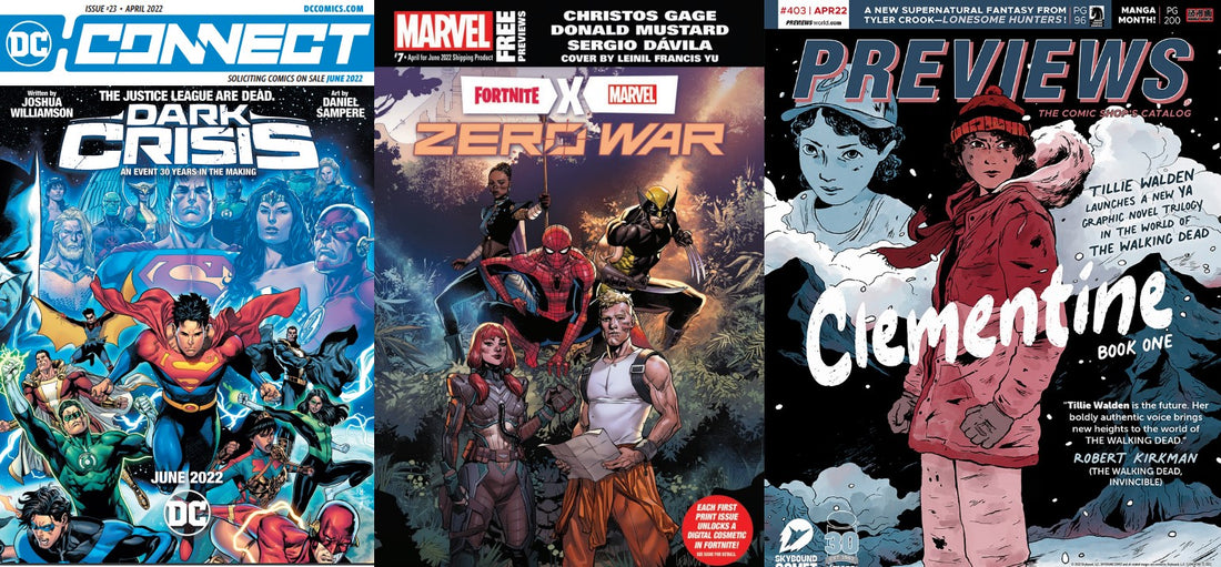 JUNE 2022 COMIC PREORDER CATALOGUES