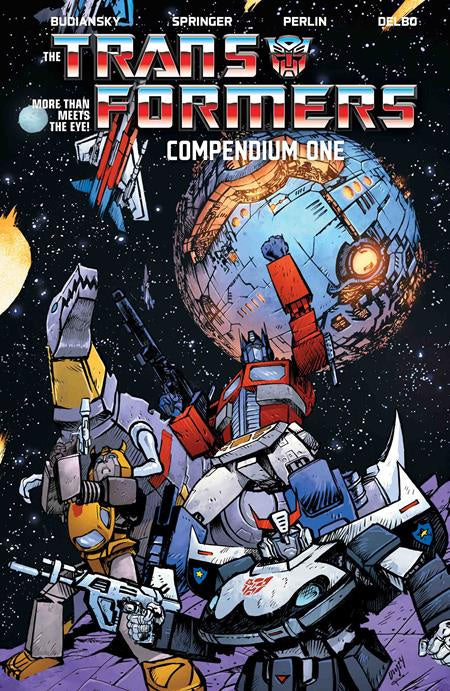TRANSFORMERS COMPENDIUM VOLUME 01 DANIEL WARREN JOHNSON & MIKE SPICER COVER