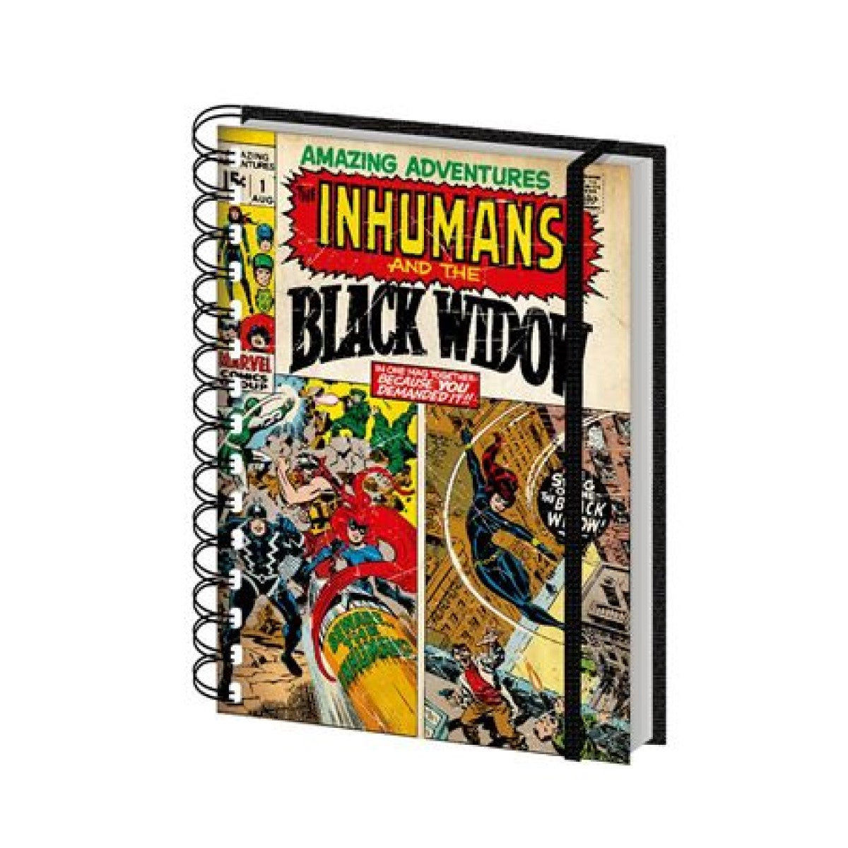 MARVEL COMICS INHUMANS RETRO SPIRAL NOTEBOOK