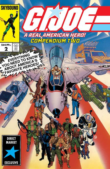 GI JOE A REAL AMERICAN HERO COMPENDIUM BOOK 02 DIRECT MARKET EXCLUSIVE (MICHAEL GOLDEN)