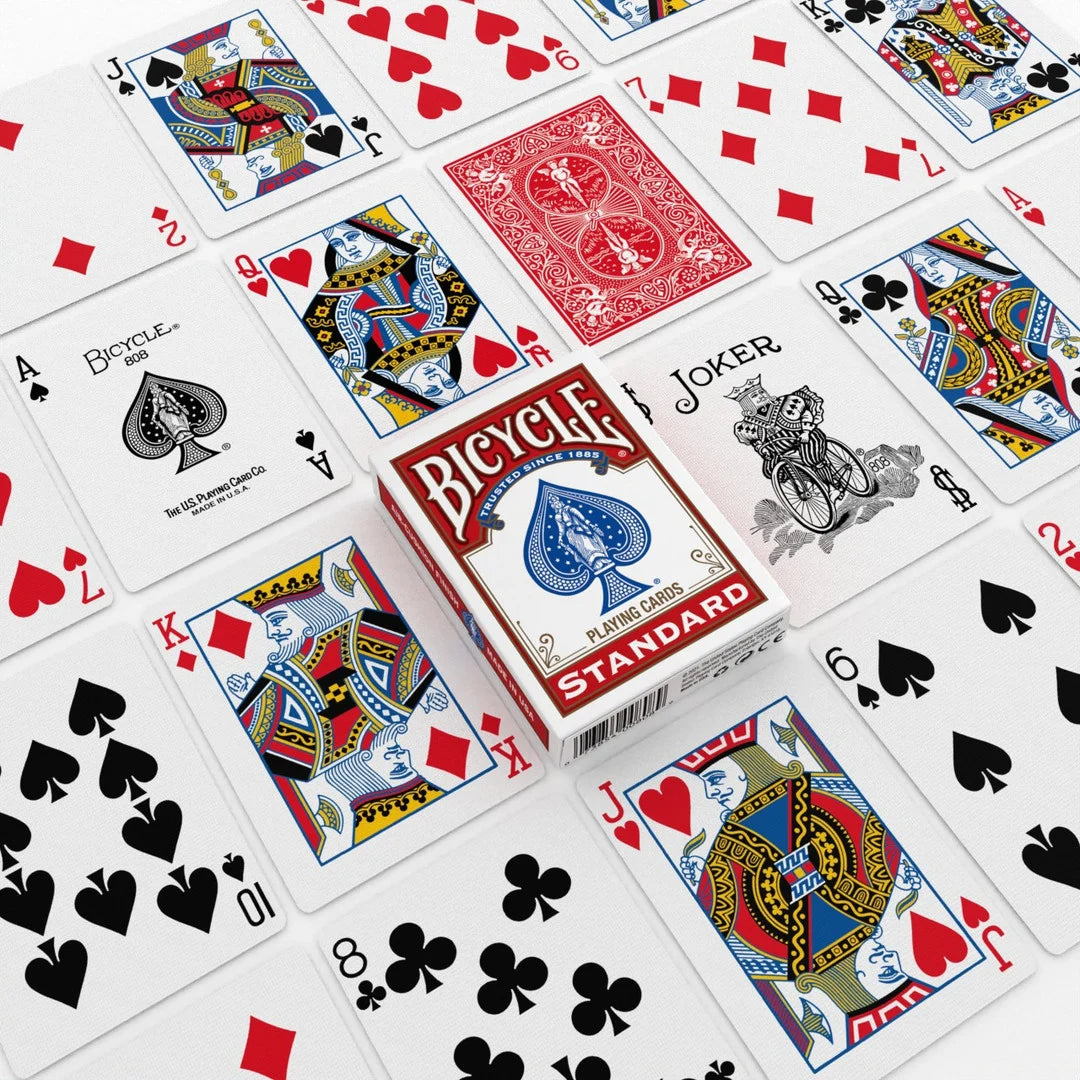 BICYCLE STANDARD PLAYING CARDS - RED