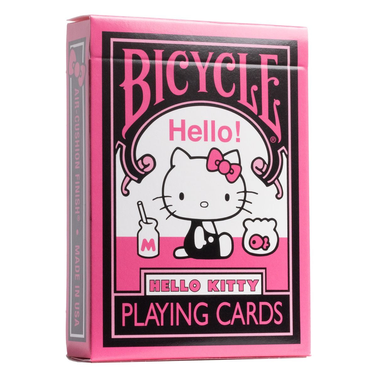 BICYCLE HELLO KITTY BLACK & PINK PLAYING CARDS