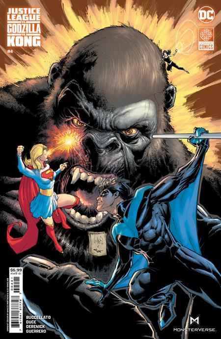 Justice League vs Godzilla vs Kong #4 (Of 7) Cover B Whilce Portacio Kong Card Stock Variant