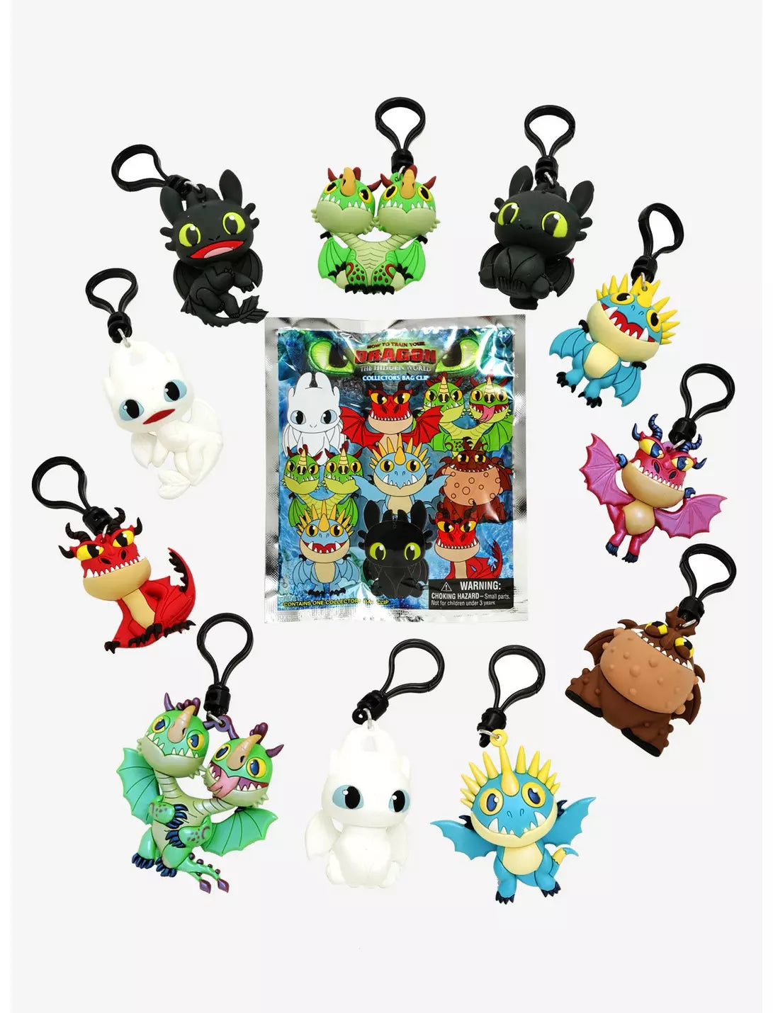 HOW TO TRAIN YOUR DRAGON 3D FIGURAL BAG CLIP BLIND BAG