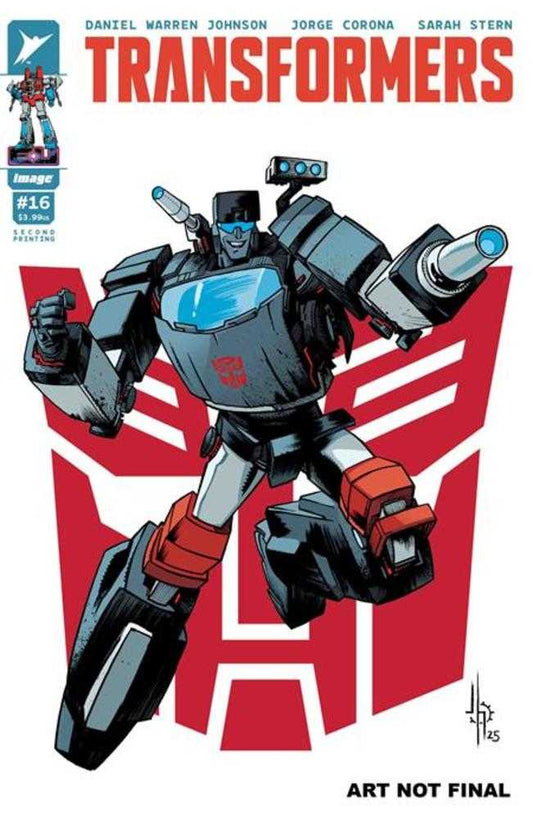 Transformers #16 2nd Print Cover B Jason Howard Autobot Variant