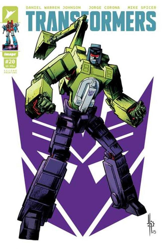 Transformers #20 2nd Printing Cover A Jason Howard Decepticon Cover