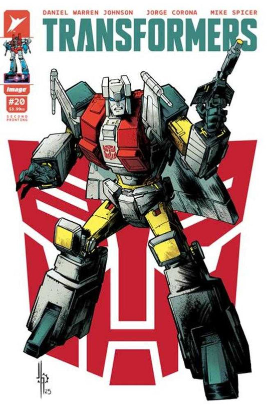 Transformers #20 2nd Printing Cover B Jason Howard Autobot Variant