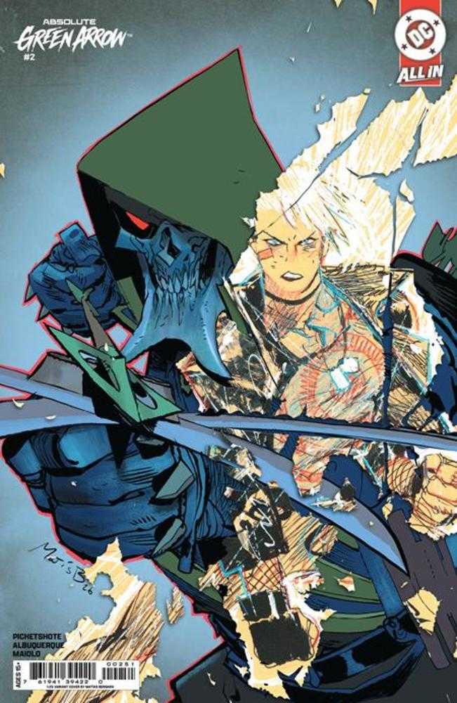 Absolute Green Arrow #2 (Of 6) Cover E Matias Bergara Card Stock Variant