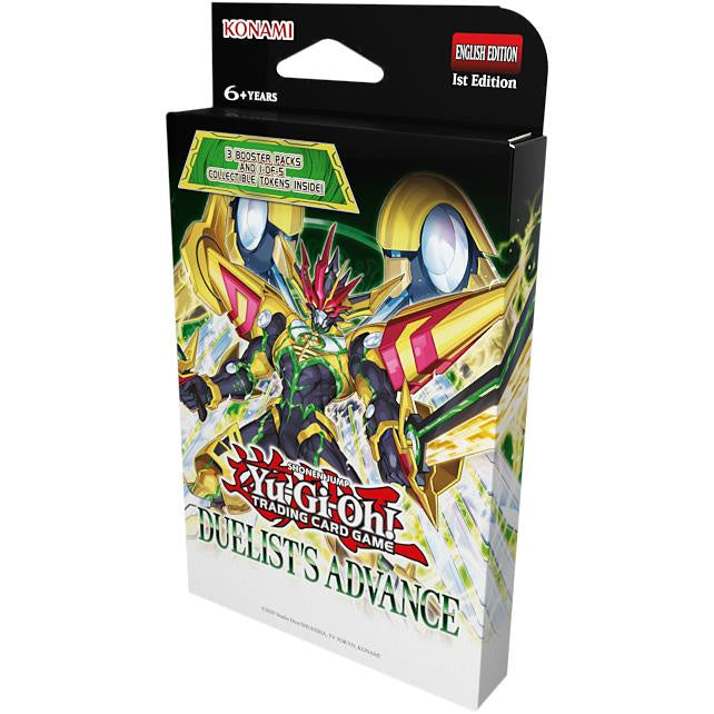 YU GI OH! DUELIST ADVANCE BOOSTER 3 PACK TUCKBOX Mark One Comics YU GI OH! DUELIST ADVANCE BOOSTER 3 PACK TUCKBOX Mark One Comics