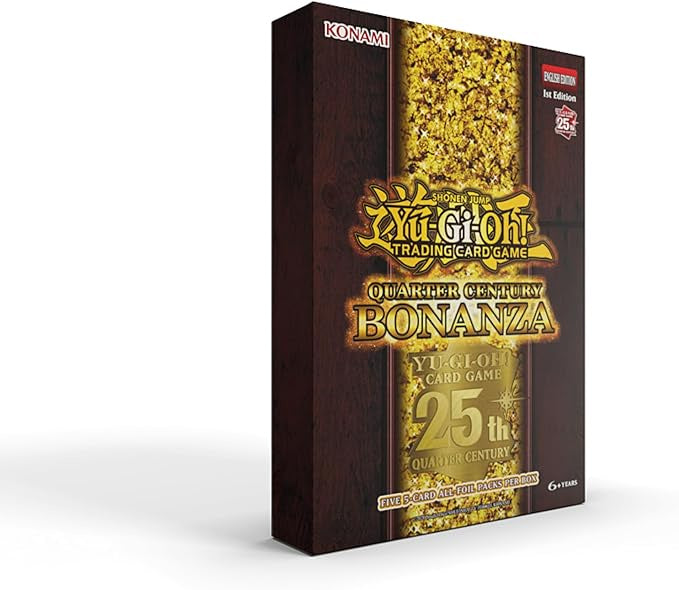 YU GI OH! QUARTER CENTURY BONANZA BOOSTER 3 PACK TUCKBOX