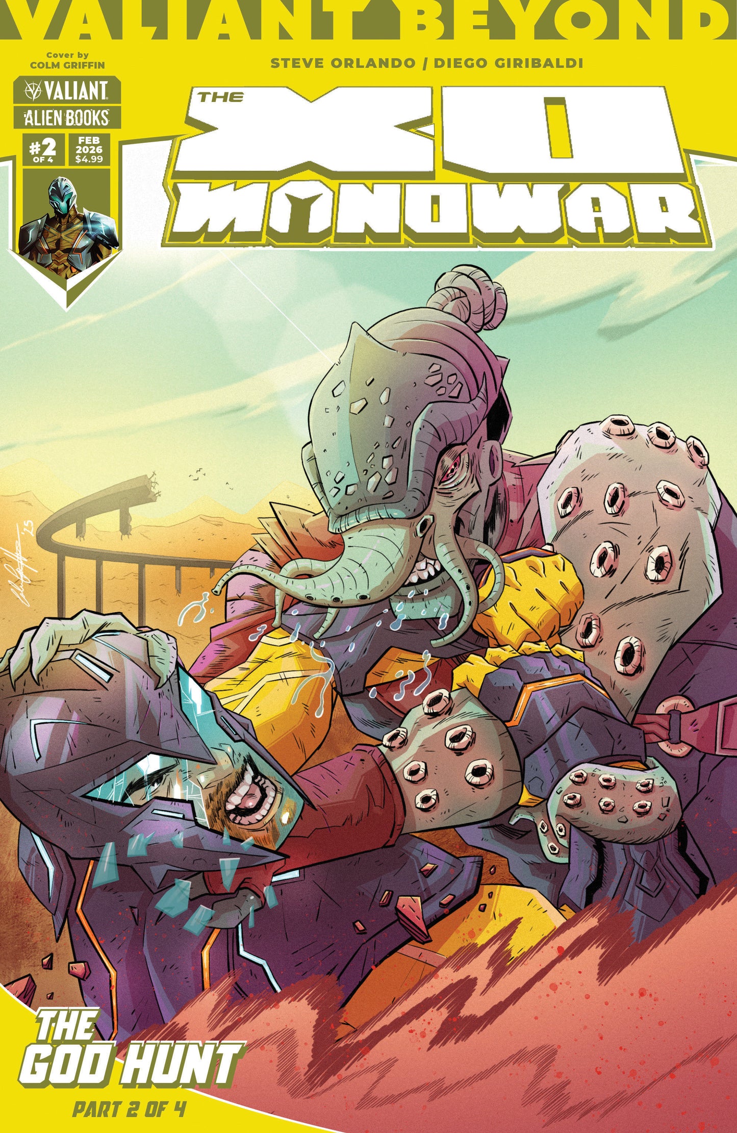 Valiant Beyond: The X O Manowar #6 The God Hunt #2 Cover A (Griffin)