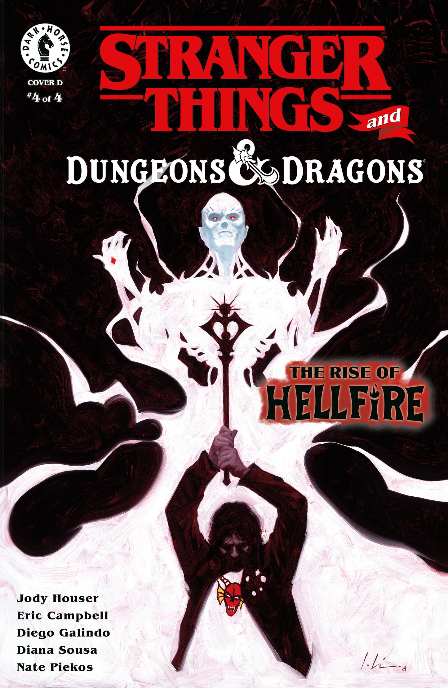 Stranger Things Dungeons & Dragons Rise Of Hellfire #4 Cover D Wilson