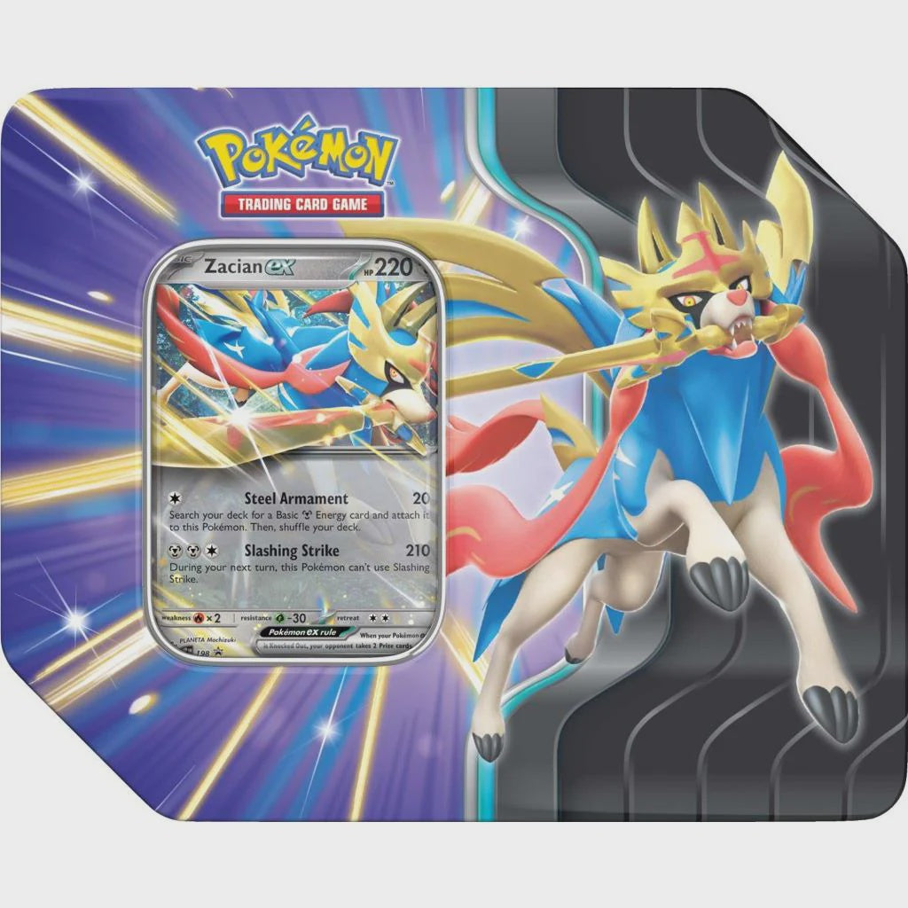 POKEMON TCG SLASHING LEGENDS TIN - ZACIAN