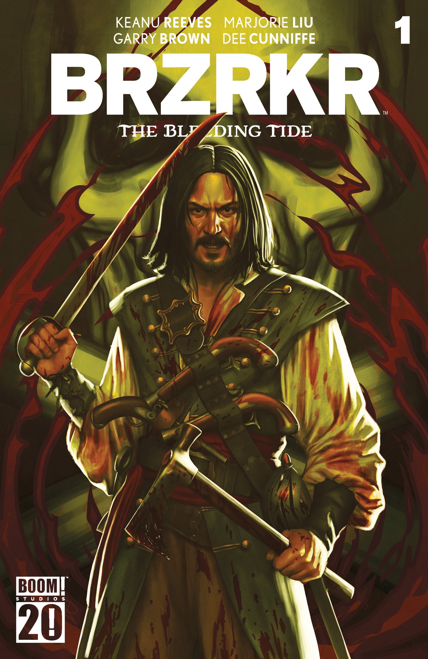 BRZRKR: The Bleeding Tide #1 E Variant (Dressed, Foil, Puebla)