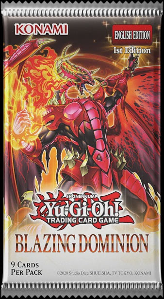 YUGIOH BLAZING DOMINION BOOSTER