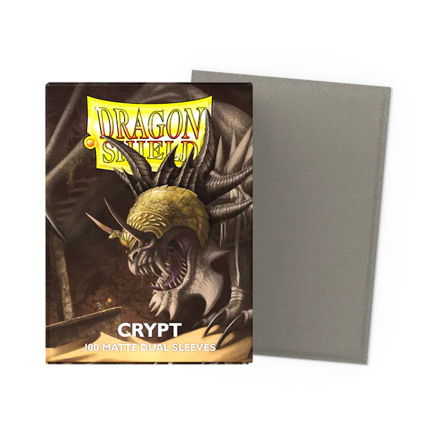 DRAGON SHIELD 100 MATTE DUAL SLEEVES - CRYPT