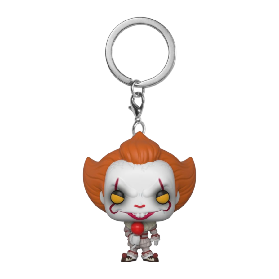 POCKET POP! MOVIES: IT : PENNYWISE WITH BALLOON KEYCHAIN
