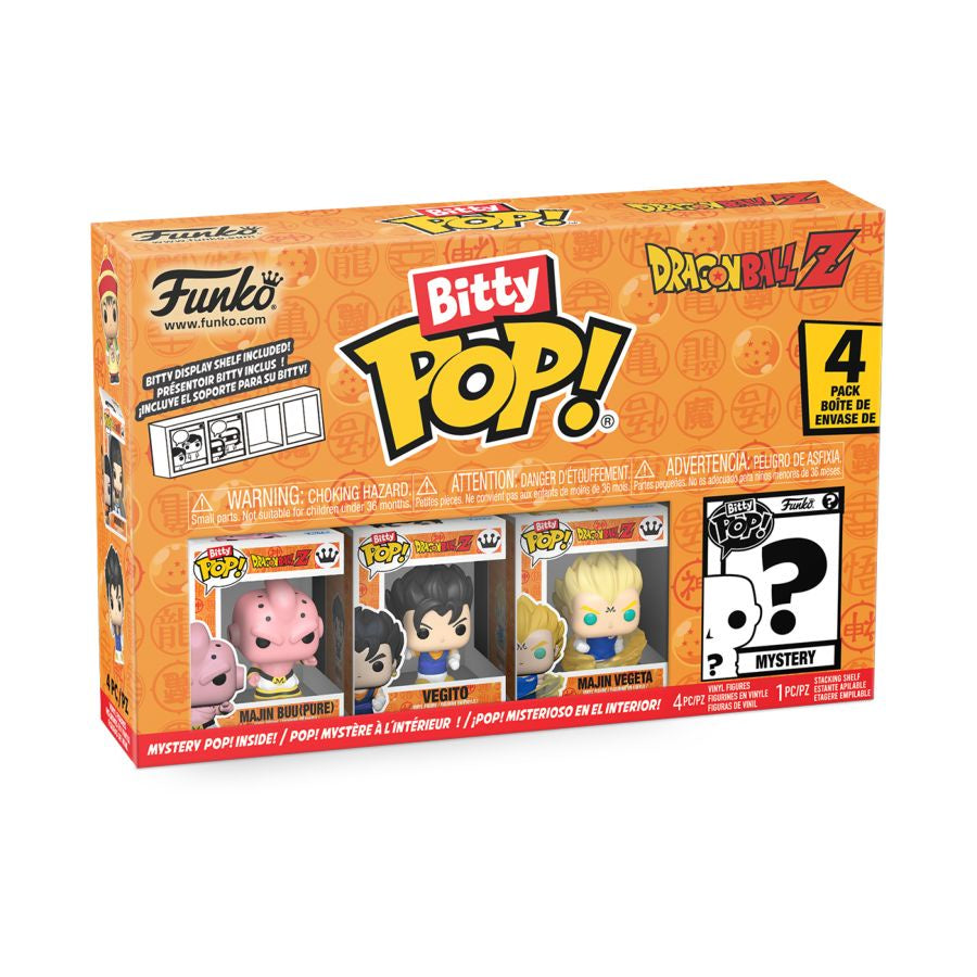 POP! ANIMATION: DRAGON BALL Z: MAJIN BUU BITTY POP FOUR PACK