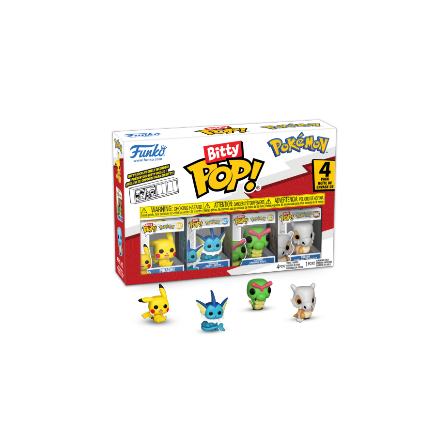 POP! GAMES: POKEMON PIKACHU: BITTY POP FOUR PACK