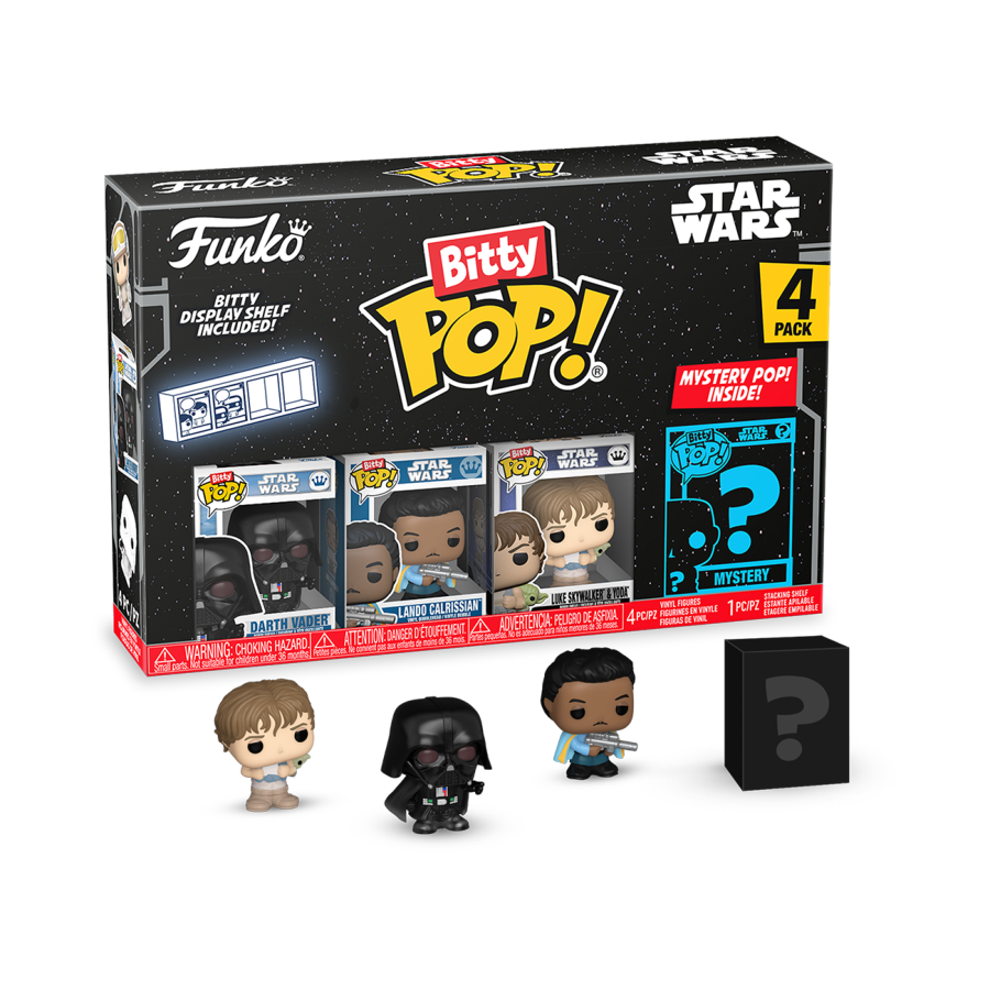 POP! MOVIES: STAR WARS: DARTH VADER BITTY POP FOUR PACK
