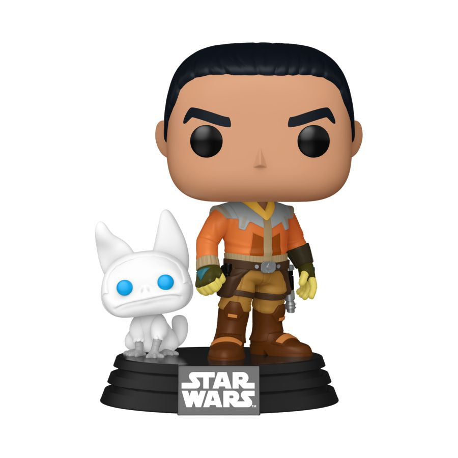 POP! STAR WARS REBELS: EZRA W/ LOTH CAT