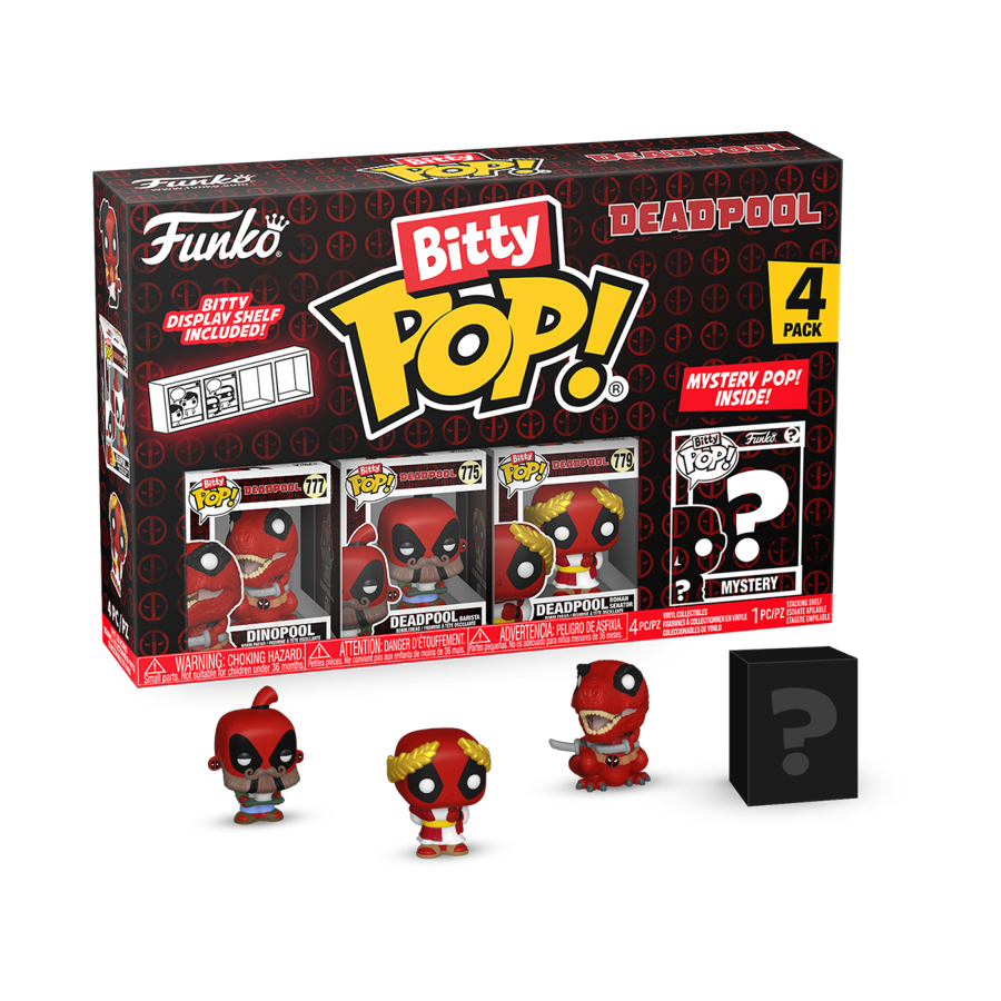 POP! MARVEL: DEADPOOL: DINOPOOL BITTY POP FOUR PACK