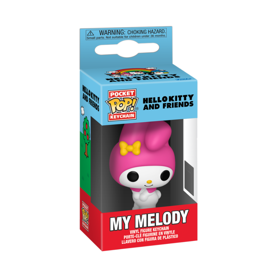 POCKET POP! HELLO KITTY: MY MELODY KEYCHAIN