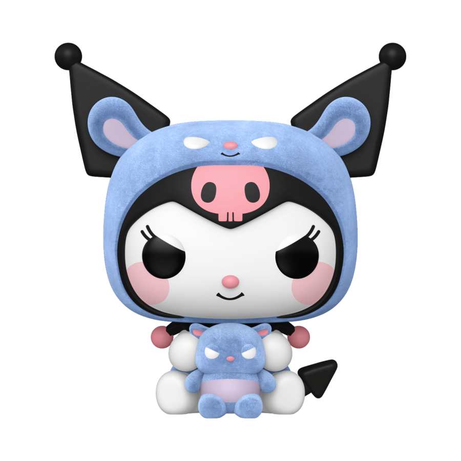 POP! HELLO KITTY & FRIENDS: KUROMI AS BAKU (FLOCKED)