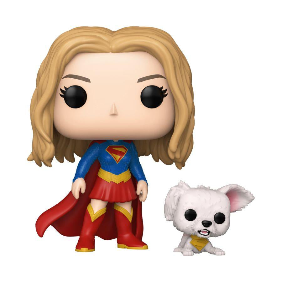 POP! MOVIES: SUPERGIRL (2026) SUPERGIRL WITH PUPPY KRYPTO
