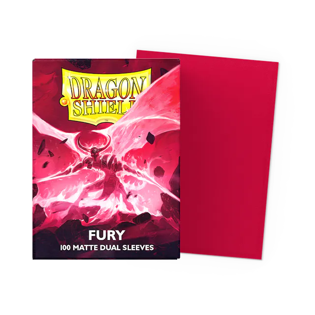 DRAGON SHIELD 100 MATTE DUAL SLEEVES - FURY