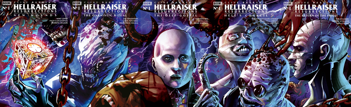 HELLRAISER RESURRECTIONS CONNECTING COVER COMIC PACK