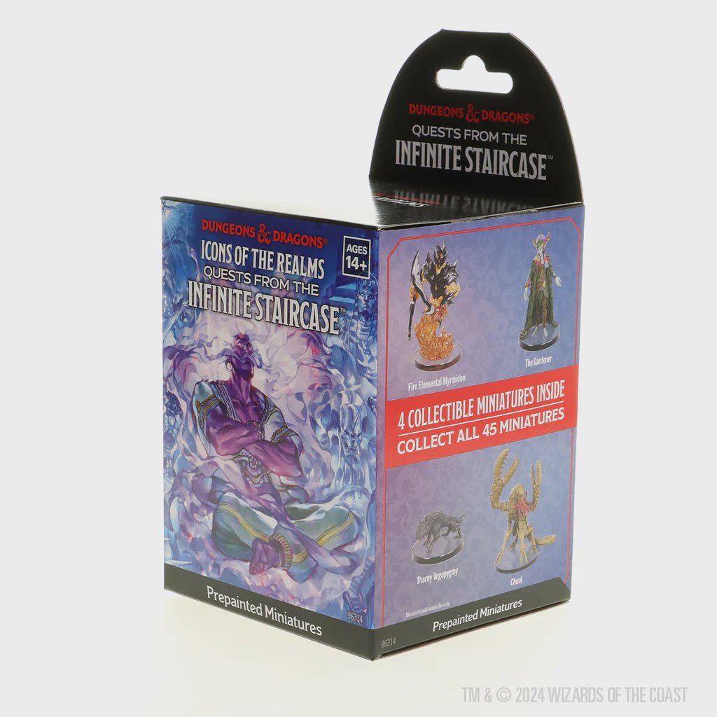 DUNGEONS & DRAGONS ICONS OF THE REALMS QUESTS FROM THE INFINITE STAIRCASE BOOSTER BOX