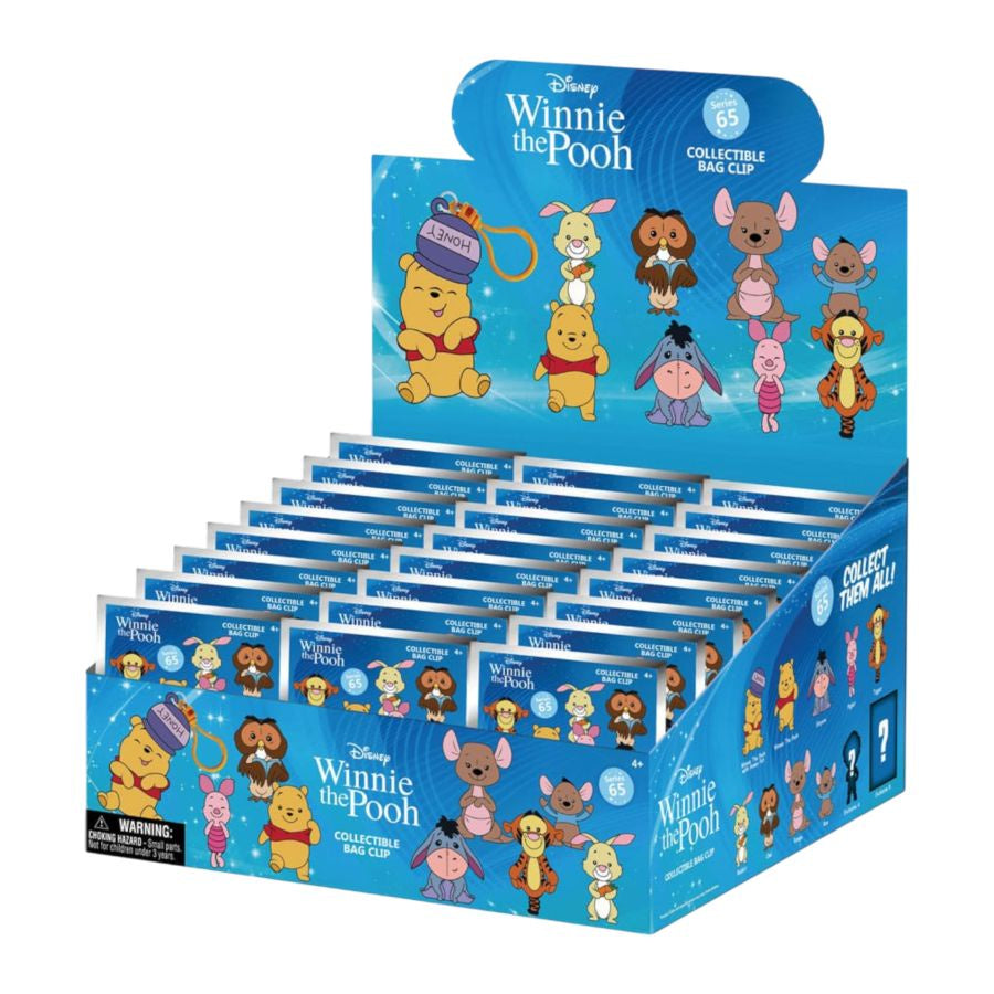 WINNIE THE POOH 3D PVC BAG CLIPS BLIND BAGWINNIE THE POOH 3D PVC BAG CLIPS BLIND BAG