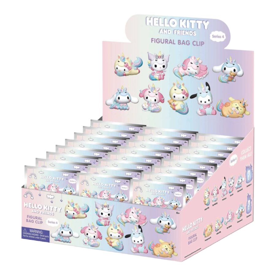 HELLO KITTY 3D PVC BAG CLIPS S4 BLIND BAG