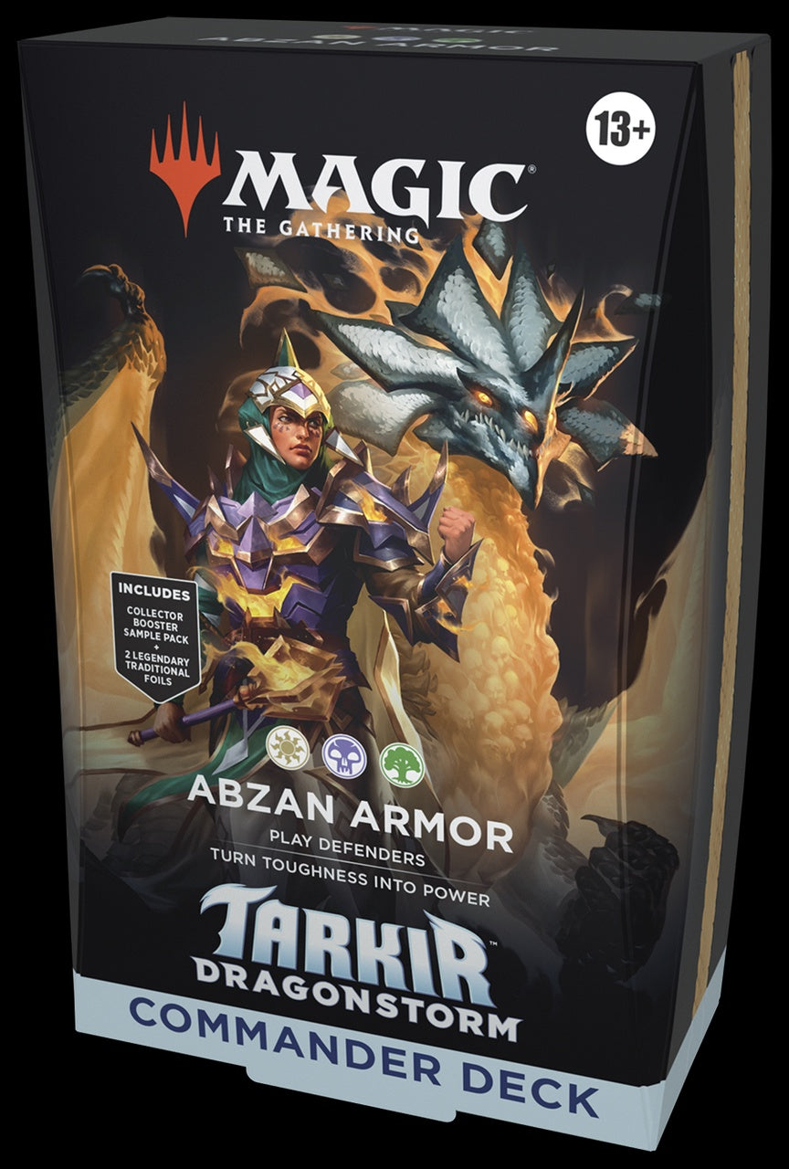 MAGIC THE GATHERING TARKIR DRAGONSTORM COMMANDER DECK -ABZAN ARMOR