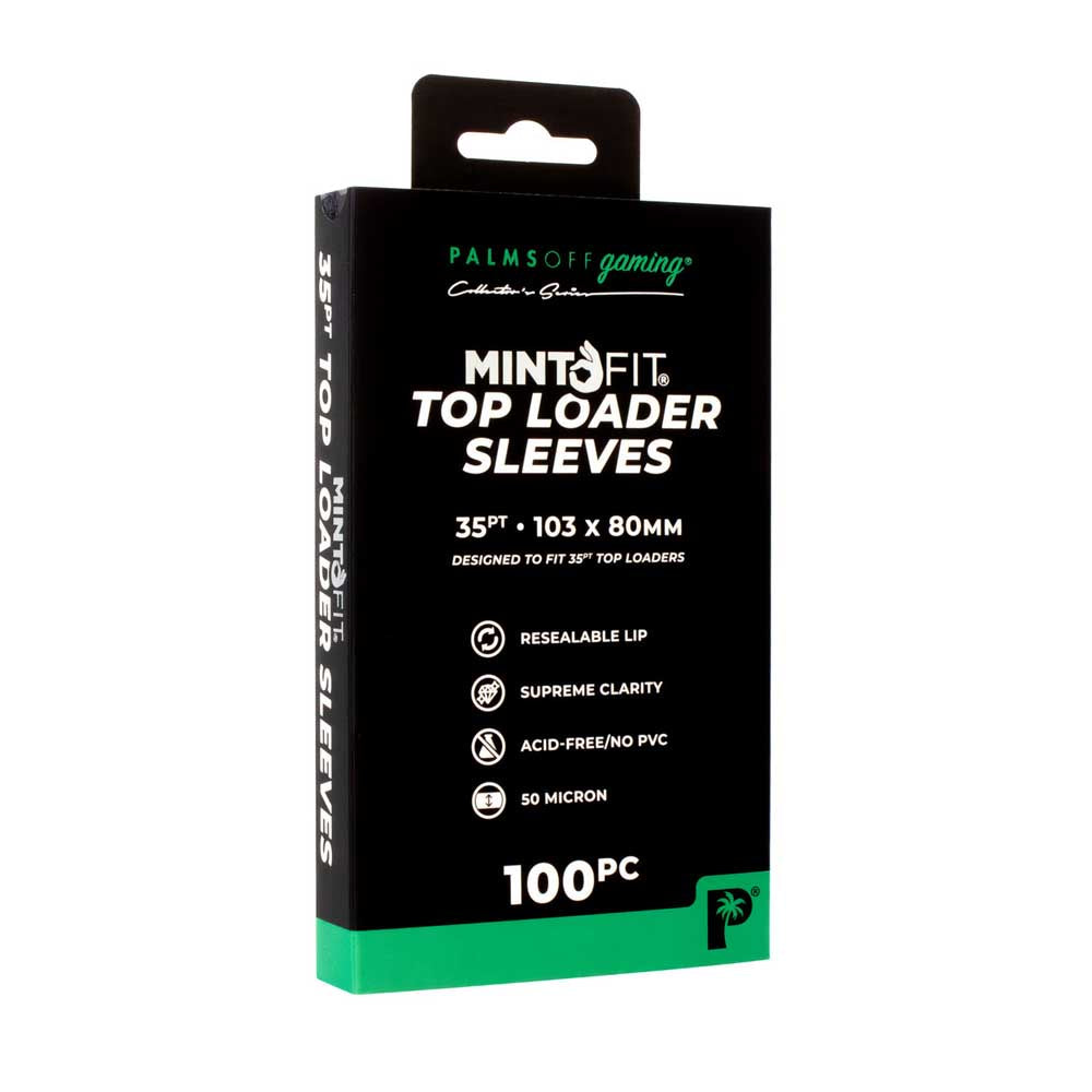 PALMS OFF MINT FIT TOP LOADER SLEEVES