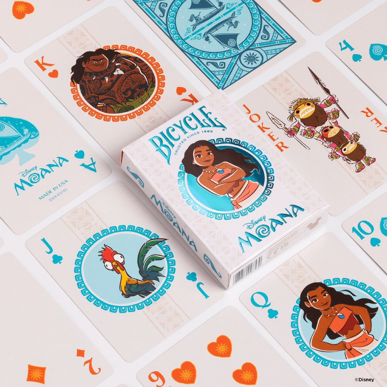 BICYCLE DISNEY MOANA PLAYING CARDS