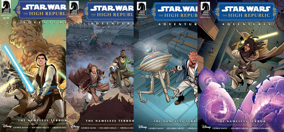STAR WARS THE HIGH REPUBLIC THE NAMELESS TERROR COMIC PACK
