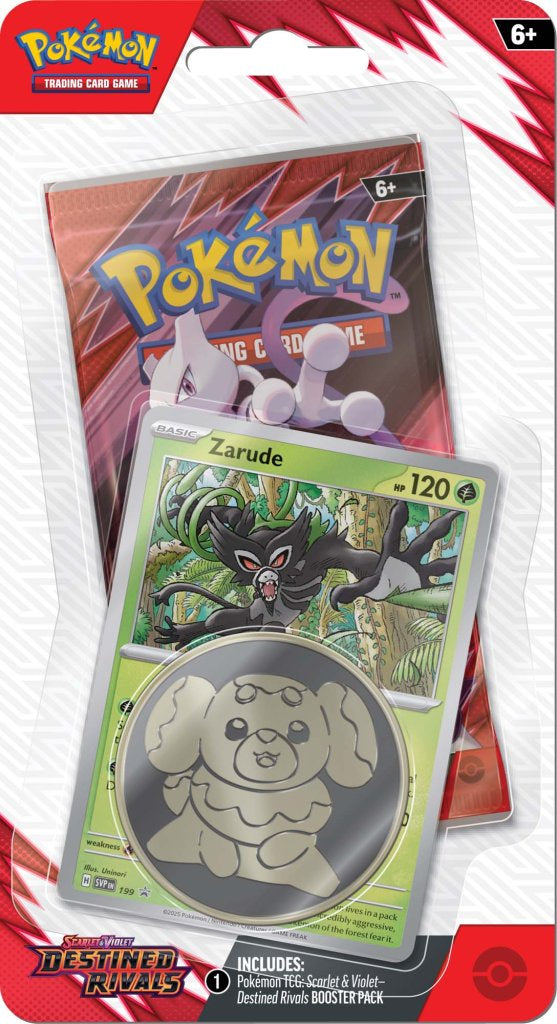 POKEMON SCARLET & VIOLET DESTINED RIVALS ZARUDE BLISTER