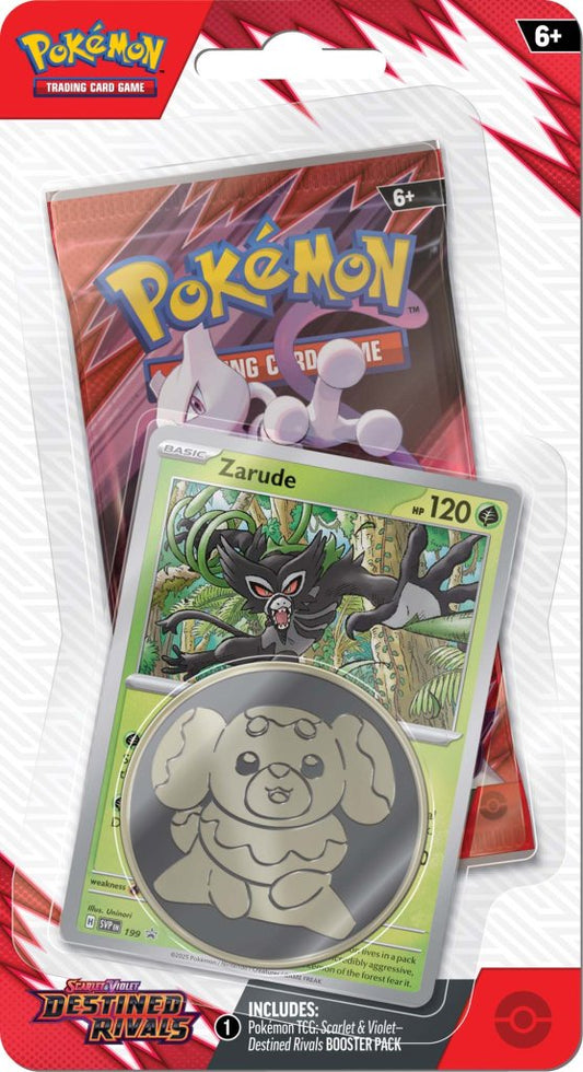 POKEMON SCARLET & VIOLET DESTINED RIVALS ZARUDE BLISTER
