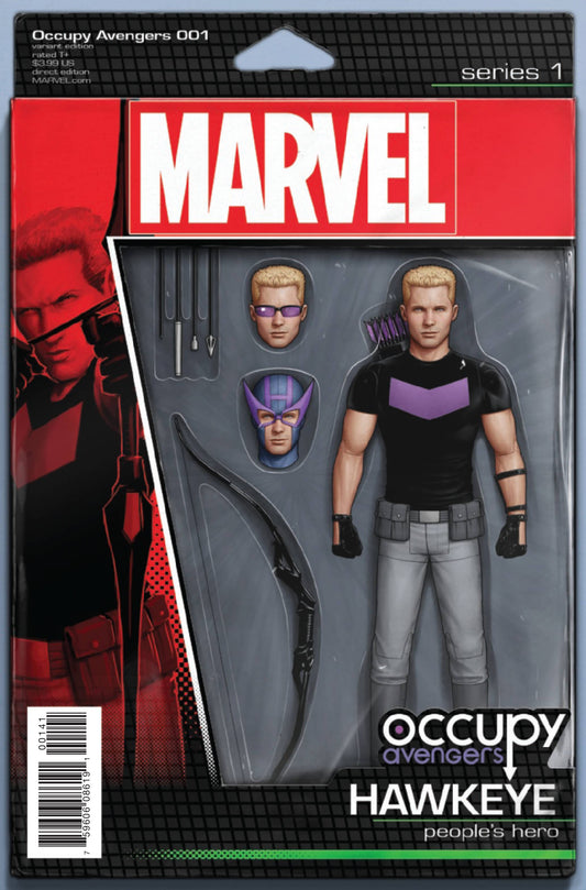 OCCUPY AVENGERS #1 CHRISTOPHER ACTION FIGURE VAR NOW