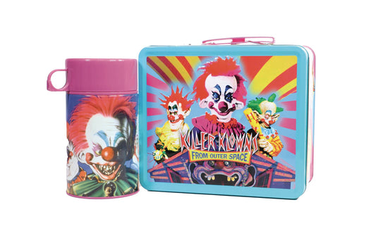 KILLER KLOWNS FROM OUTER SPACE LUNCH BOX WITH BEVERAGE CONTAINER