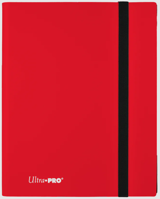 ULTRA PRO ECLIPSE 9 POCKET BINDER - APPLE RED