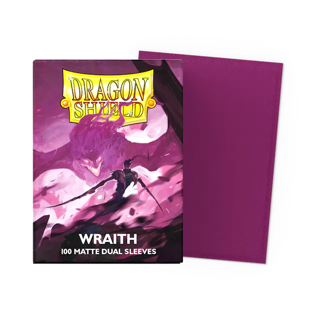 DRAGON SHIELD 100 MATTE DUAL SLEEVES - WRAITH