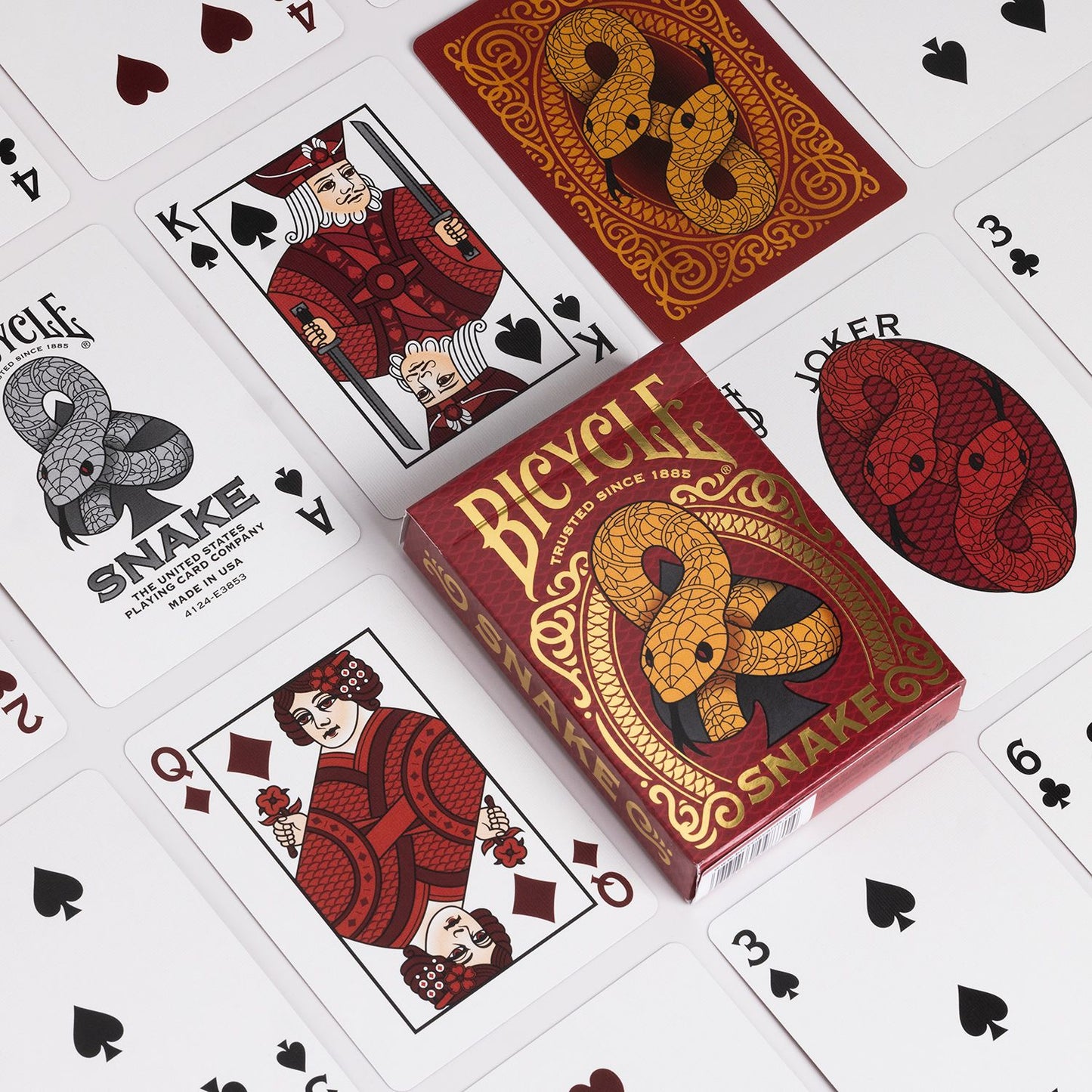 BICYCLE YEAR OF THE SNAKE PLAYING CARDS