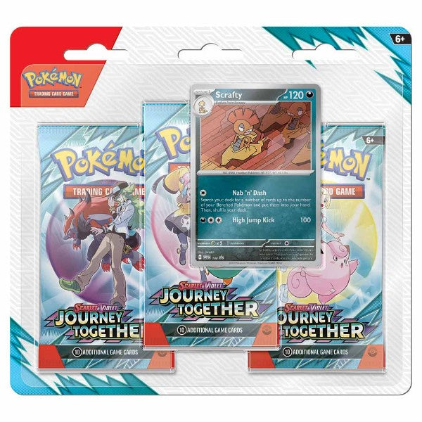 POKEMON SCARLET & VIOLET JOURNEY TOGETHER BLISTER - SCRAFTY